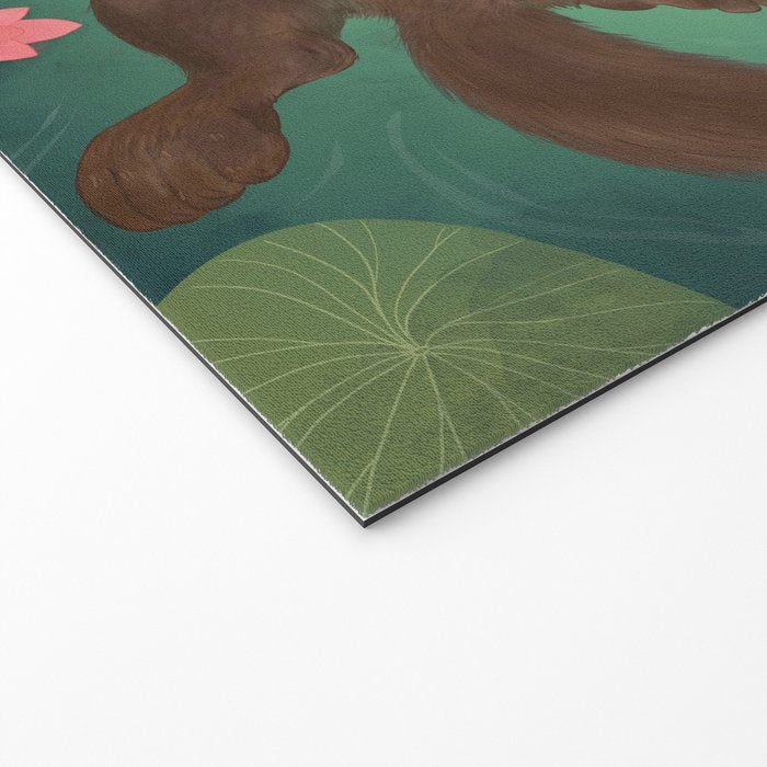 swimming otter Welcome Mat Gallery Image 2