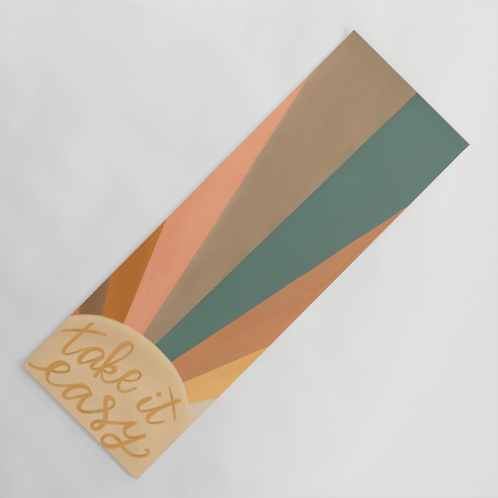 Take It Easy, Sunshine Yoga Mat Gallery Image 1
