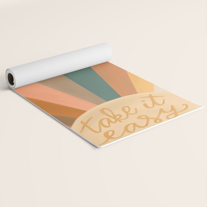 Take It Easy, Sunshine Yoga Mat Gallery Image 2