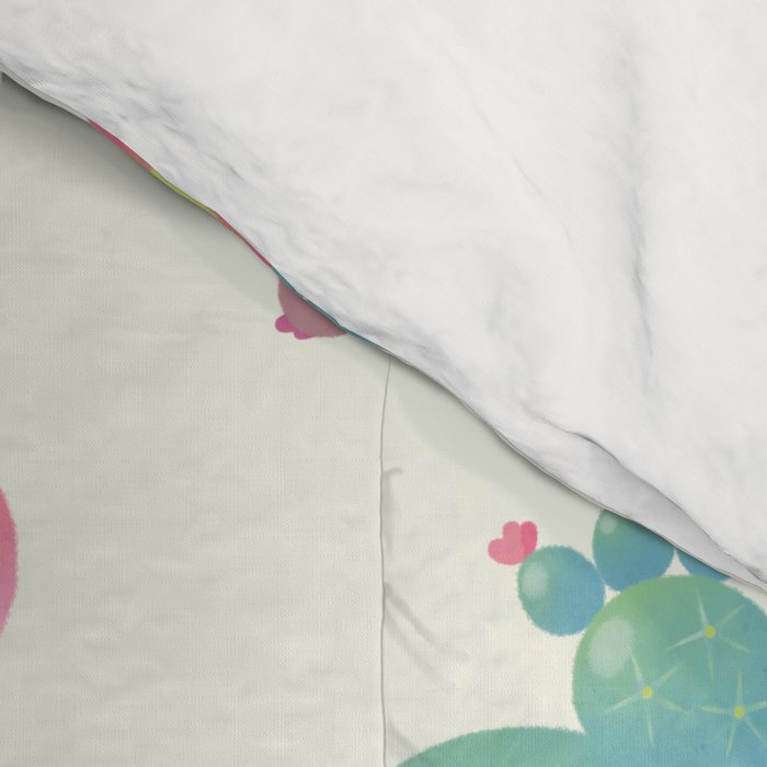Cactus tortoise Comforter Gallery Image 4