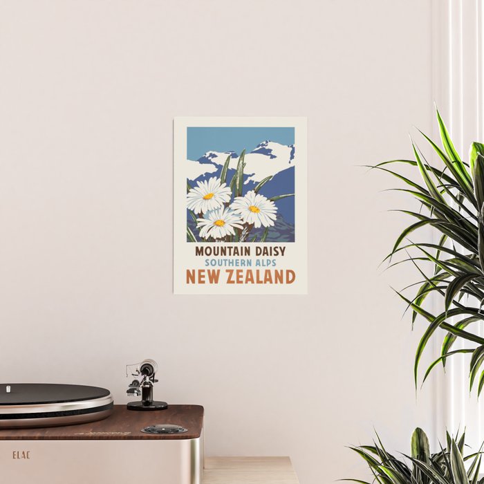 New Zealand, Southern Alps - Vintage travel poster, 1930s Poster Gallery Image 2