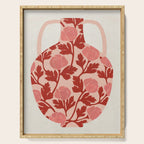 Vase of red roses collection Serving Tray Gallery Image 1