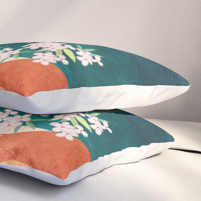 Warm spring sunshine beneath the ridge  Pillow Sham Gallery Image 3