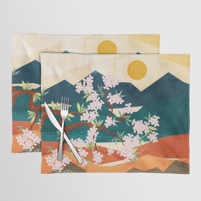 Warm spring sunshine beneath the ridge  Placemat Gallery Image 1