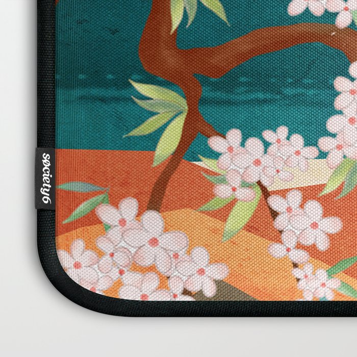 Warm spring sunshine beneath the ridge  Laptop Sleeve Gallery Image 3
