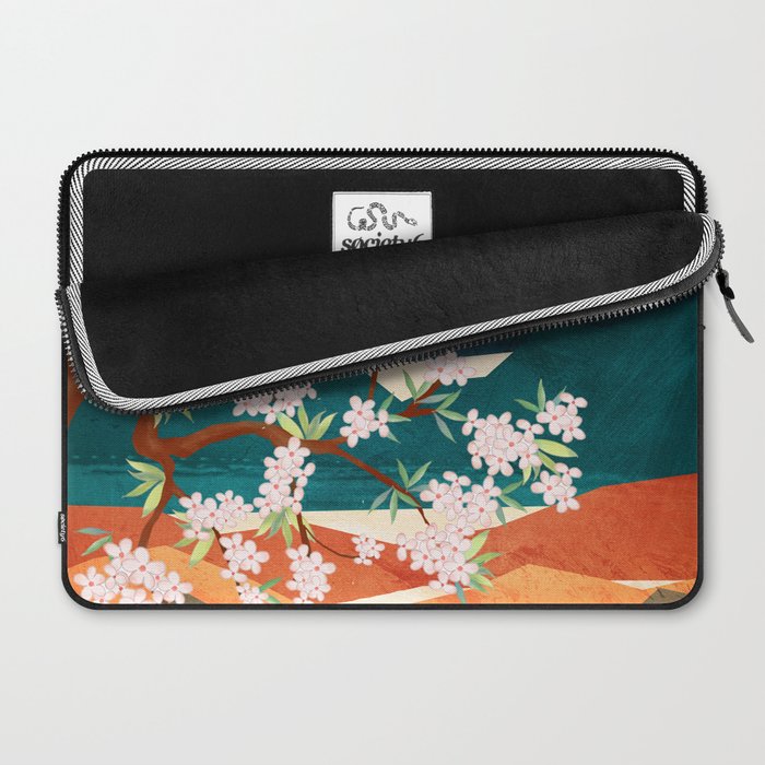 Warm spring sunshine beneath the ridge  Laptop Sleeve Gallery Image 2
