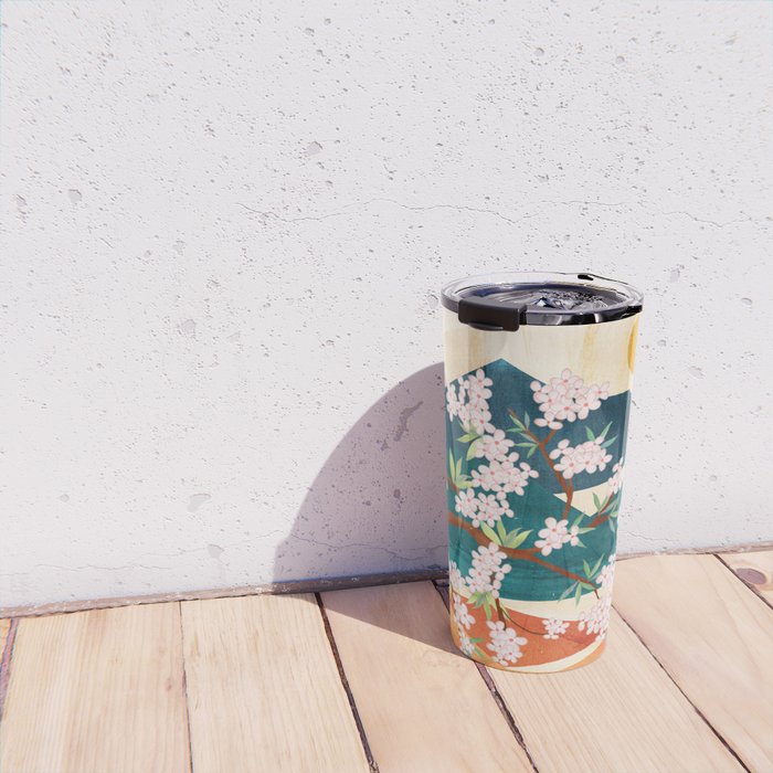 Warm spring sunshine beneath the ridge  Travel Mug Gallery Image 4