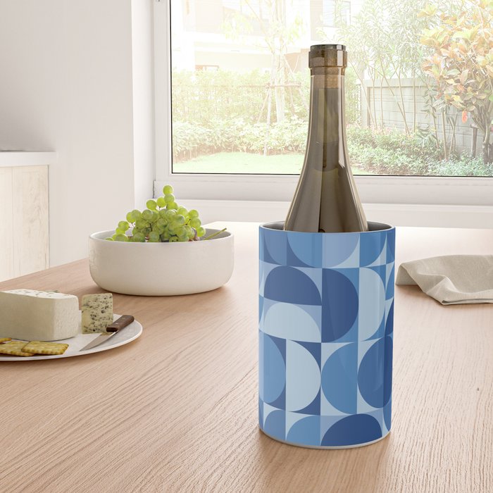 all cut up - blue pop palette Wine Chiller Gallery Image 4