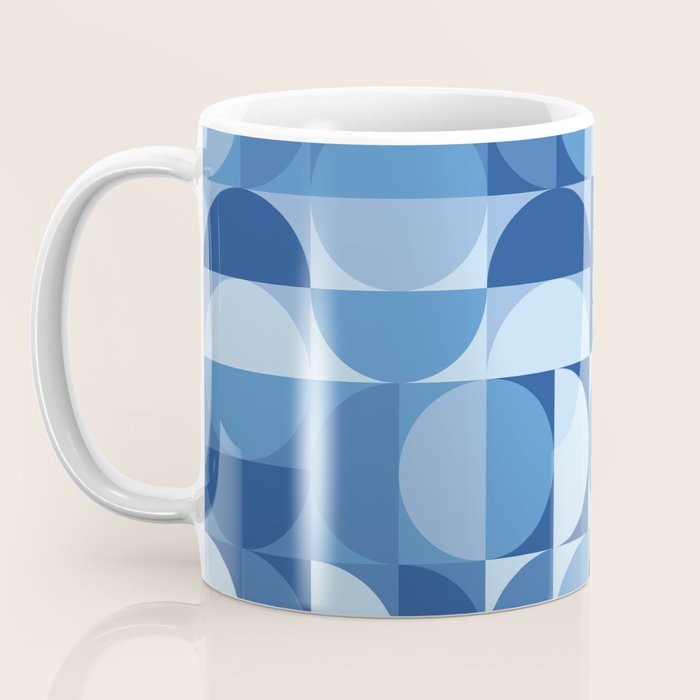 all cut up - blue pop palette Coffee Mug Gallery Image 3