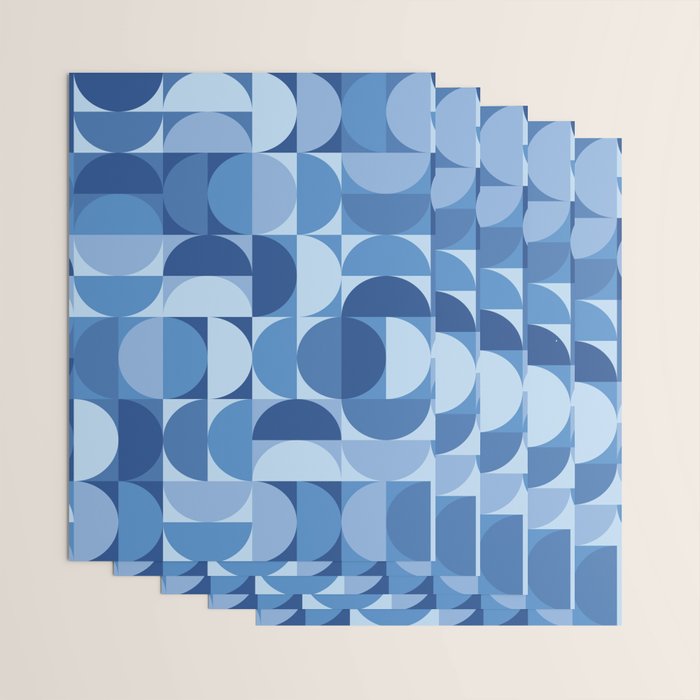 all cut up - blue pop palette Wrapping Paper Gallery Image 3
