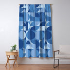 all cut up - blue pop palette Window Curtain Gallery Image 5