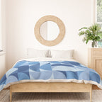 all cut up - blue pop palette Duvet Cover Gallery Image 3