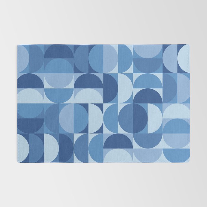 all cut up - blue pop palette Rug Gallery Image 2
