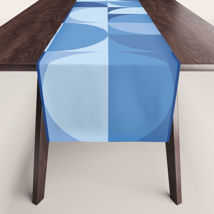 all cut up - blue pop palette Table Runner Gallery Image 1