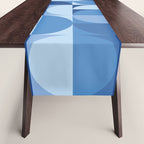 all cut up - blue pop palette Table Runner Gallery Image 1