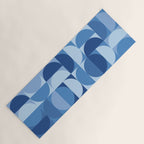 all cut up - blue pop palette Yoga Mat Gallery Image 1