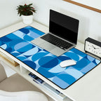 all cut up - blue pop palette Desk Mat Gallery Image 2