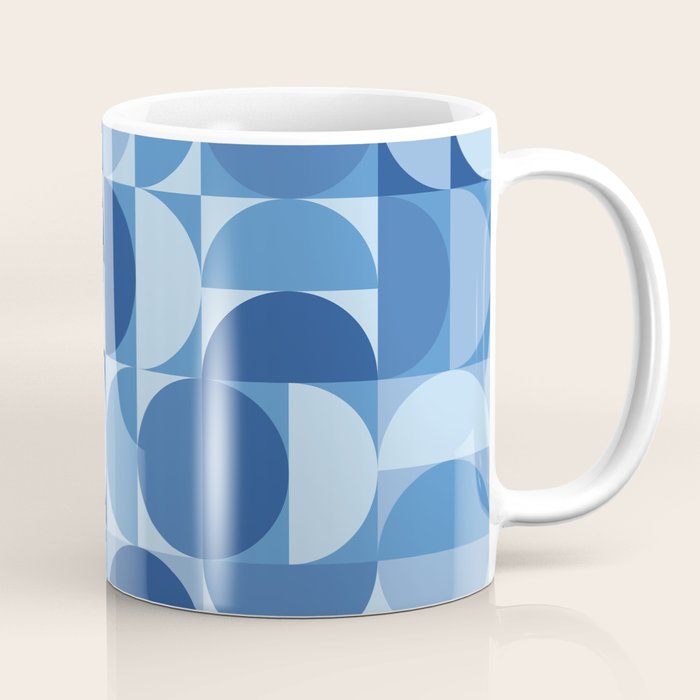 all cut up - blue pop palette Coffee Mug Gallery Image 1