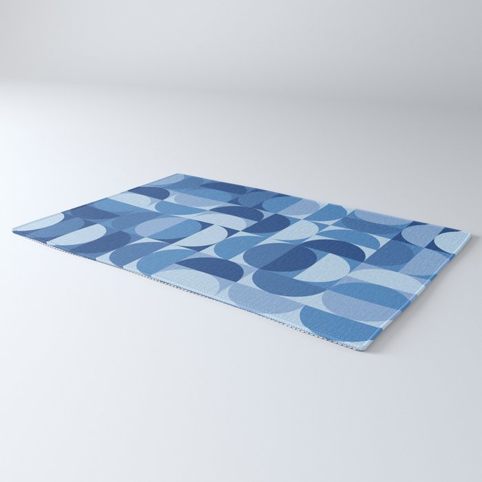 all cut up - blue pop palette Rug Gallery Image 3