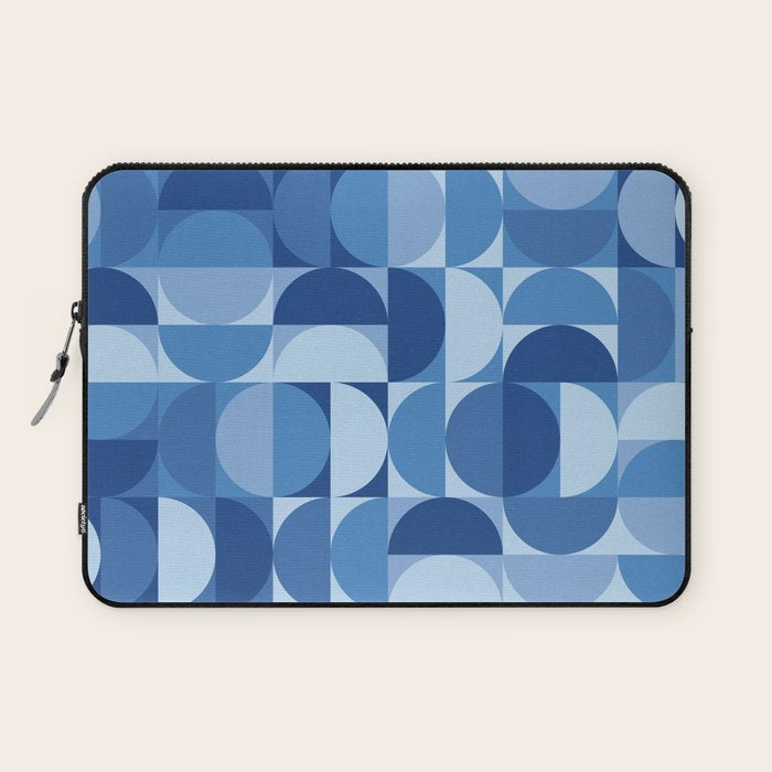 all cut up - blue pop palette Laptop Sleeve Gallery Image 1