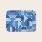 all cut up - blue pop palette Bath Mat Gallery Image 1