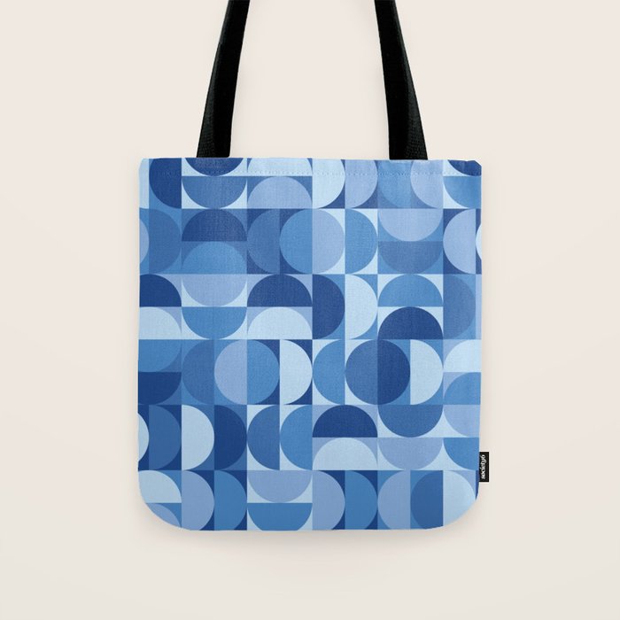 all cut up - blue pop palette Tote Bag Gallery Image 1