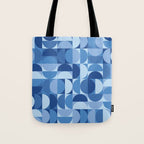 all cut up - blue pop palette Tote Bag Gallery Image 1