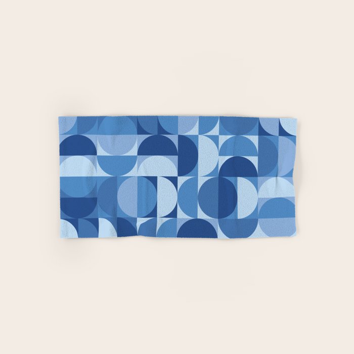 all cut up - blue pop palette Bath Towel Gallery Image 1