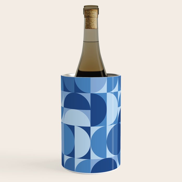 all cut up - blue pop palette Wine Chiller Gallery Image 1