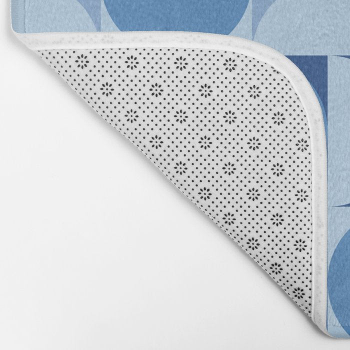 all cut up - blue pop palette Bath Mat Gallery Image 2