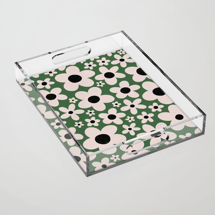 Flower Power #2 Acrylic Tray Gallery Image 1