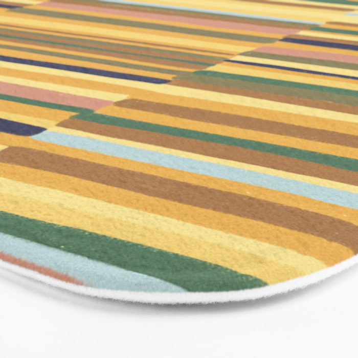 Striped pattern 03 Bath Mat Gallery Image 3