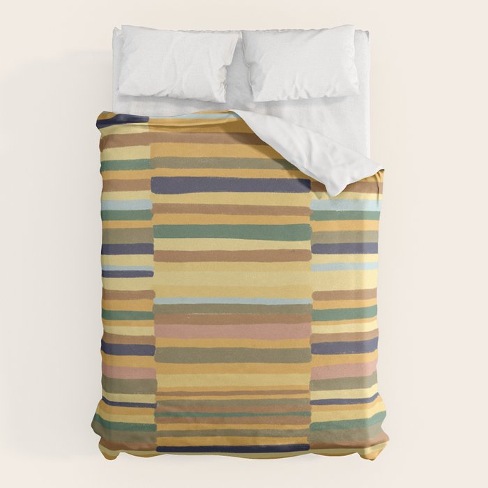 Striped pattern 03 Duvet Cover Gallery Image 1