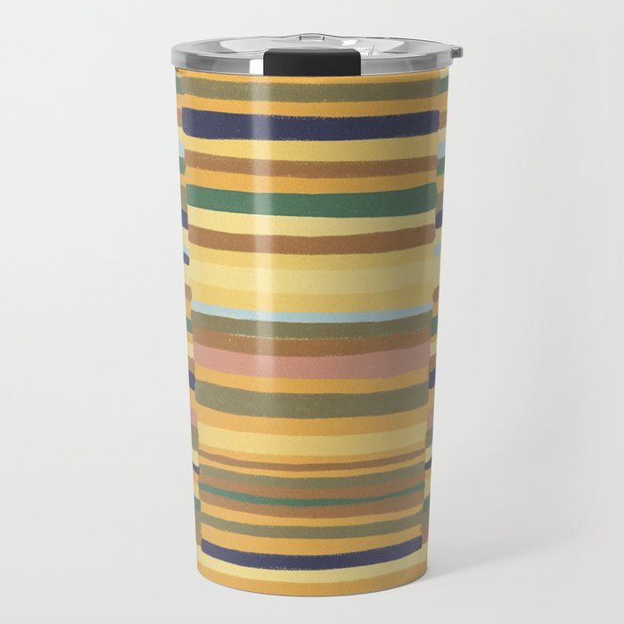 Striped pattern 03 Travel Mug Gallery Image 1