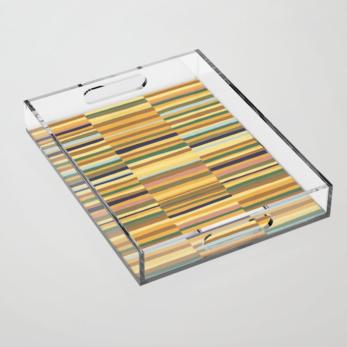 Striped pattern 03 Acrylic Tray Gallery Image 1