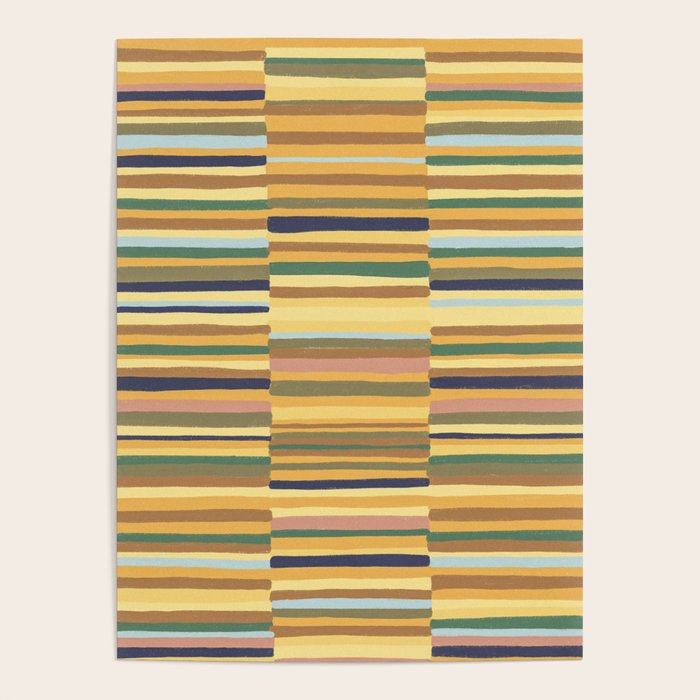 Striped pattern 03 Poster Gallery Image 1