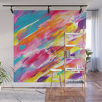 Fruity and Colorful Abstract Painting Wall Mural Gallery Image 1