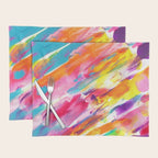 Fruity and Colorful Abstract Painting Placemat Gallery Image 1