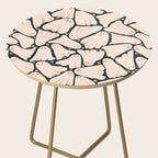 Little ghosts and flowers halloween pattern Side Table Gallery Image 2