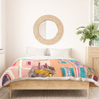 Colorful Houses Duvet Cover Gallery Image 3
