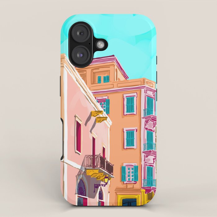 Colorful Houses iPhone Case Gallery Image 1
