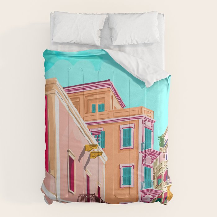 Colorful Houses Comforter Gallery Image 6