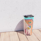 Colorful Houses Travel Mug Gallery Image 4