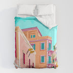 Colorful Houses Duvet Cover Gallery Image 6