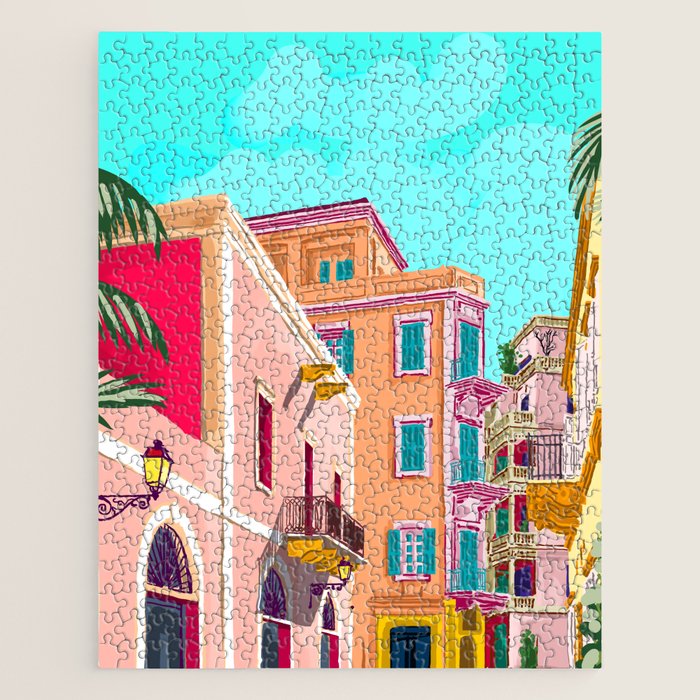 Colorful Houses Jigsaw Puzzle Gallery Image 1