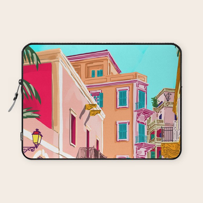 Colorful Houses Laptop Sleeve Gallery Image 1
