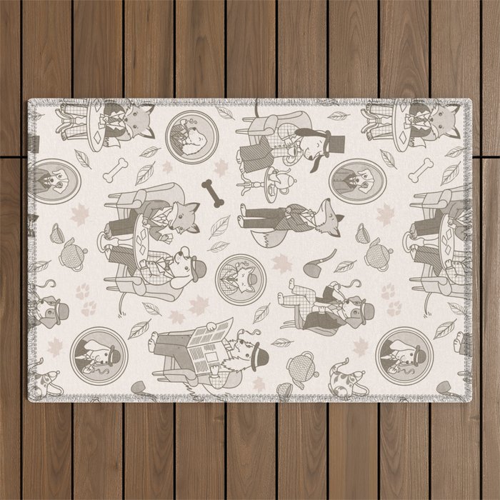 Autumn at the Hunt Club Outdoor Rug Gallery Image 1