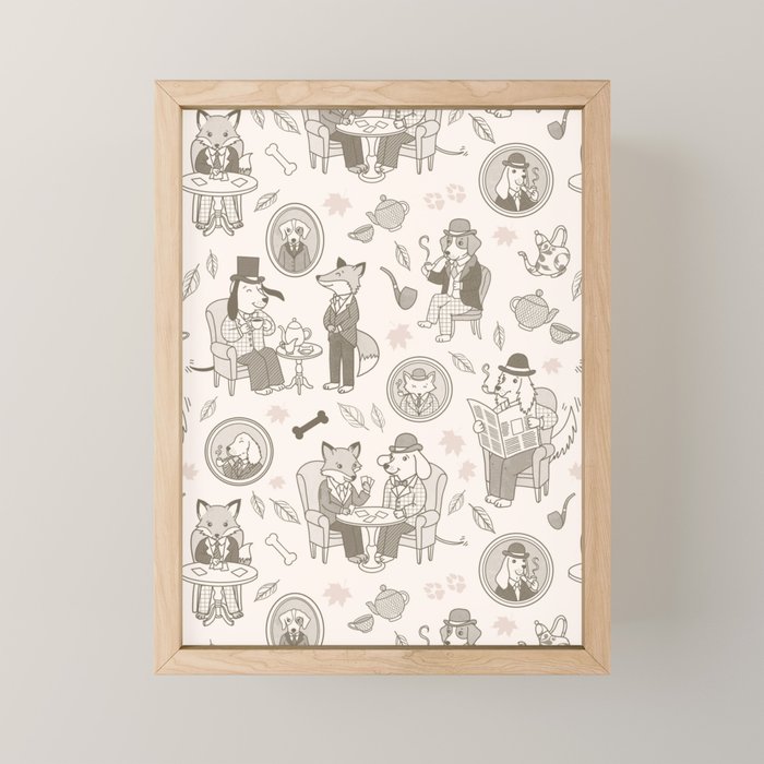 Autumn at the Hunt Club Mini Art Print Gallery Image 1