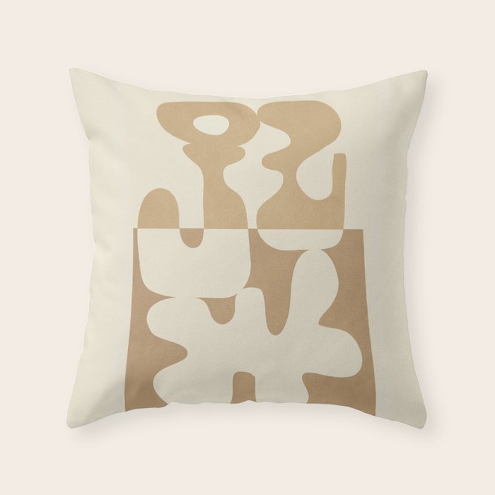 Duality in Motion 2 Throw Pillow Gallery Image 1