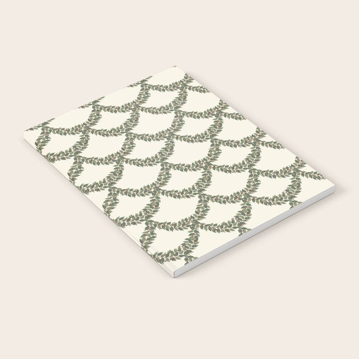 Boughs of Holly Pattern Notebook Gallery Image 2